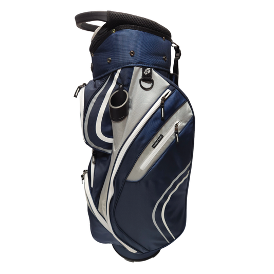 ONYX - SPYDER GOLF BAG - NAVY/SILVER