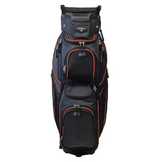 ONYX - CUSTOM GOLF BAG - BLACK/ORANGE