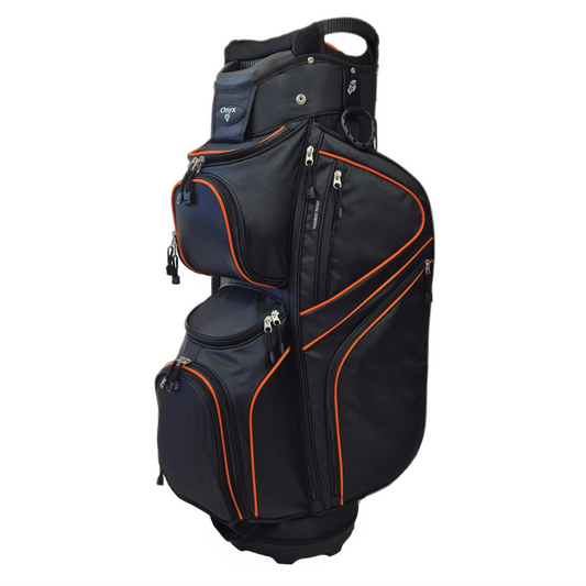 ONYX - CUSTOM GOLF BAG - BLACK/ORANGE