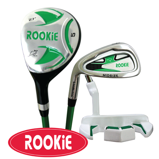 ROOKIE - KIDS SET - LEFT HAND - 3 PCE GREEN