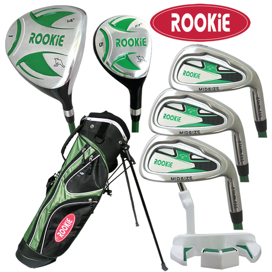 ROOKIE - KIDS SET- RIGHT HAND - 7 PCE GREEN