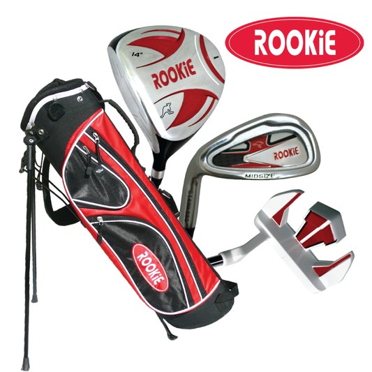 ROOKIE - KIDS SET- LEFT HAND - 4 PCE RED