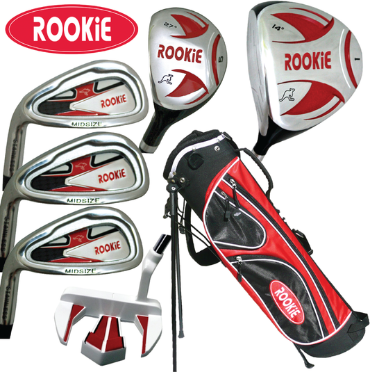 ROOKIE - KIDS SET- LEFT HAND - 7 PCE RED