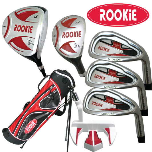 ROOKIE - KIDS SET- RIGHT HAND - 7 PCE RED