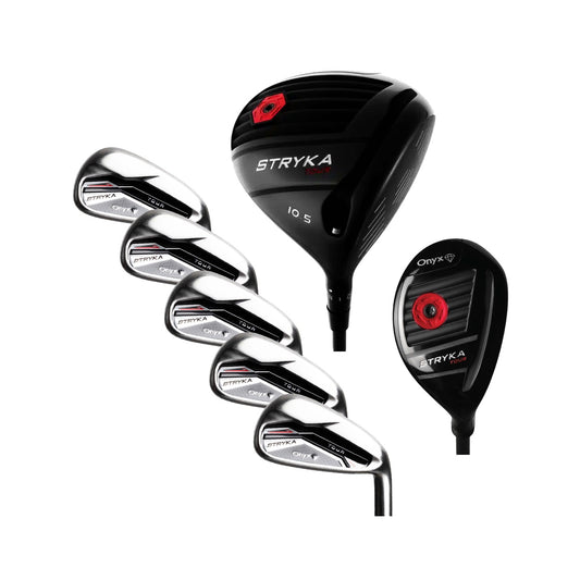 ONYX - STRYKA 7 PCE RH - 10.5 DEGREE ADAPTIVE DRIVER SET - GRAPHITE IRON SHAFTS