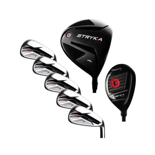 LADIES - ONYX STRYKA 7 PCE SET - 15 DEGREE HL DRIVER - GRAPHITE IRON SHAFTS