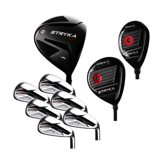 LADIES - ONYX STRYKA 9 PCE SET - 15 DEGREE HL DRIVER - GRAPHITE IRON SHAFTS