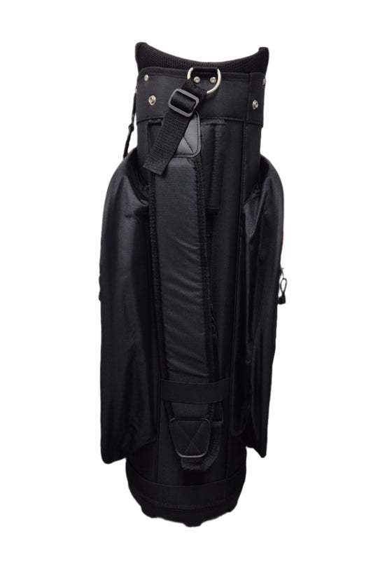 SNAKE EYES - CUSTOM GOLF BAG - Black/ Red/ Black Zips