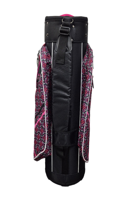 SNAKE EYES - CART GOLF BAG - Black/ Pink