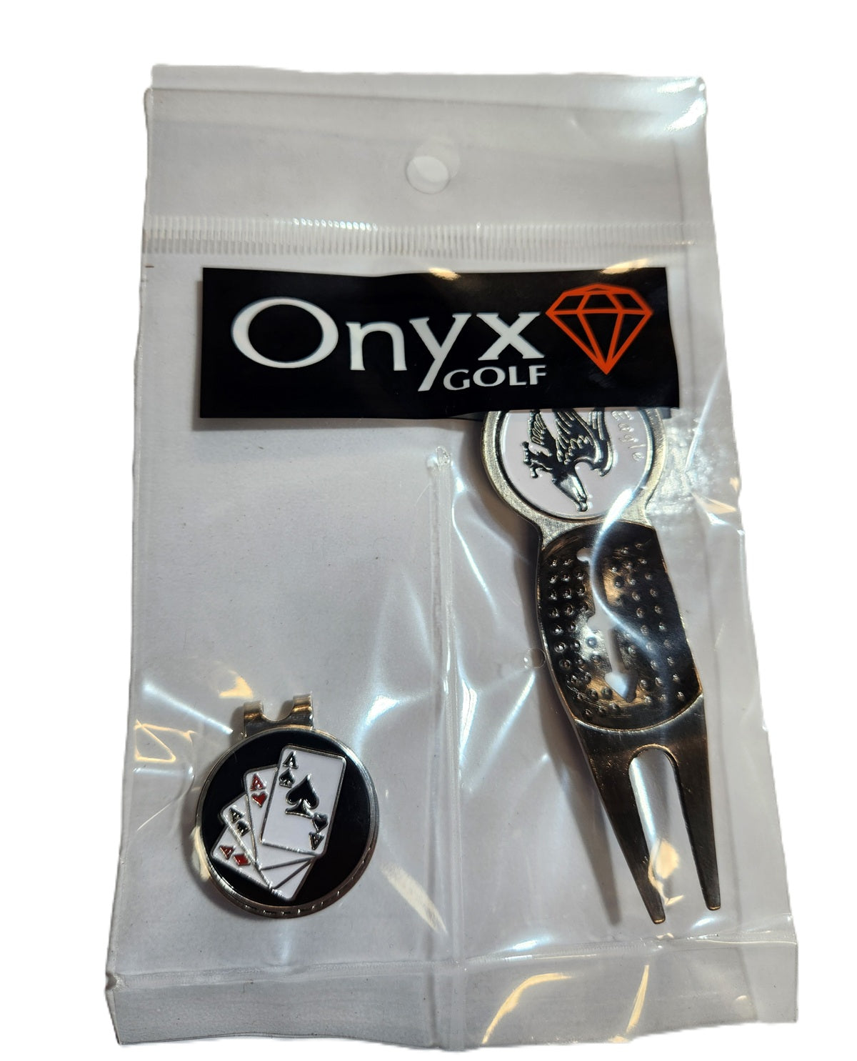 PITCH REPAIR TOOL-COMBO ( In the order notes list the 2 Ball Markers you would like- see the ball marker page)