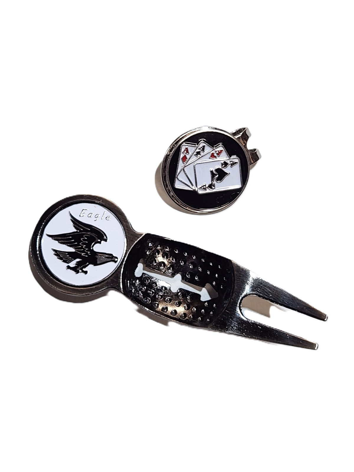PITCH REPAIR TOOL-COMBO ( In the order notes list the 2 Ball Markers you would like- see the ball marker page)