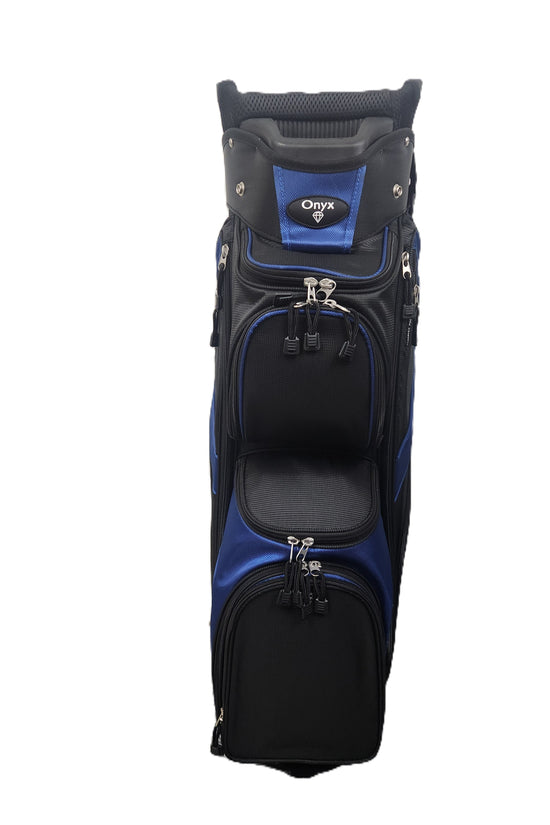 ONYX - CUSTOM GOLF BAG - Black/Royal Blue