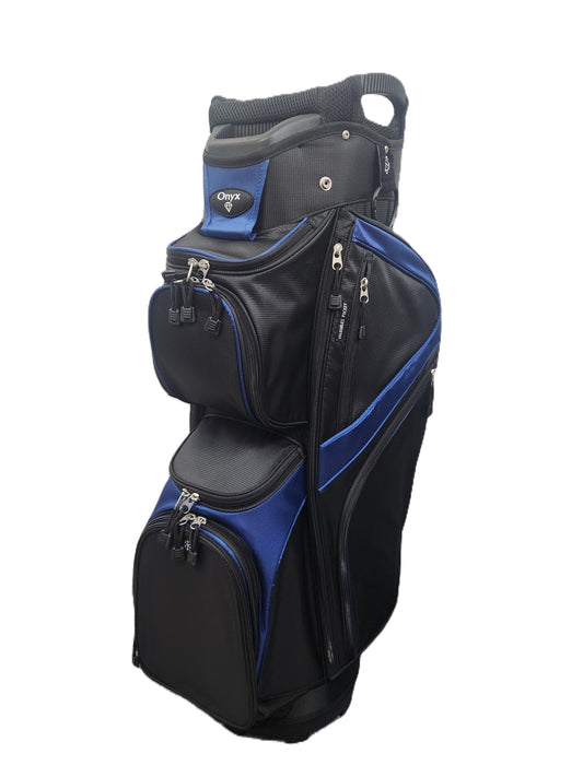ONYX - CUSTOM GOLF BAG - Black/Royal Blue