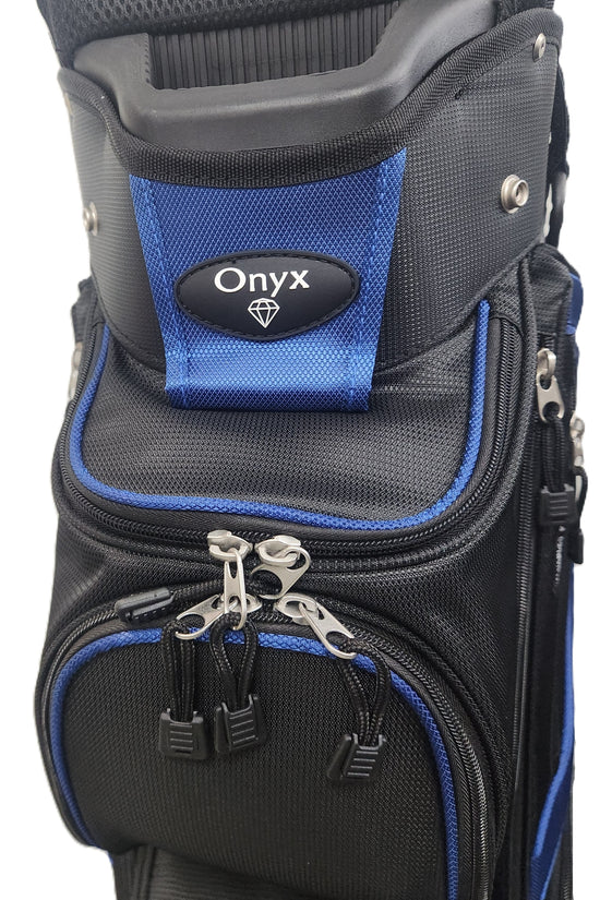 ONYX - CUSTOM GOLF BAG - Black/Royal Blue