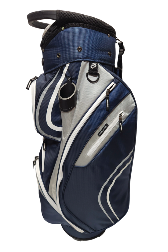 ONYX - SPYDER GOLF BAG - NAVY/SILVER