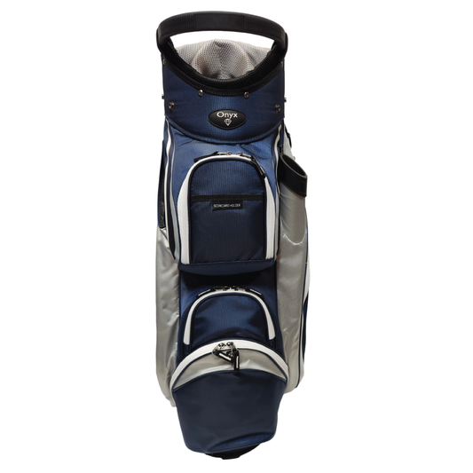 ONYX - SPYDER GOLF BAG - NAVY/SILVER