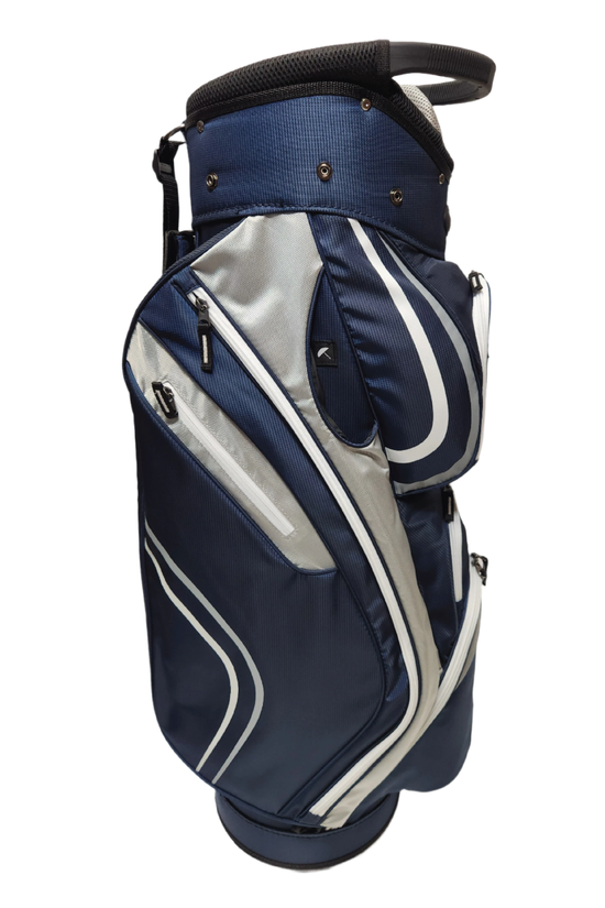 ONYX - SPYDER GOLF BAG - NAVY/SILVER