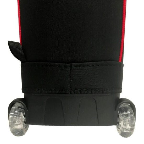 Snake Eyes - Roller Golf Travel Bag – Black/Red