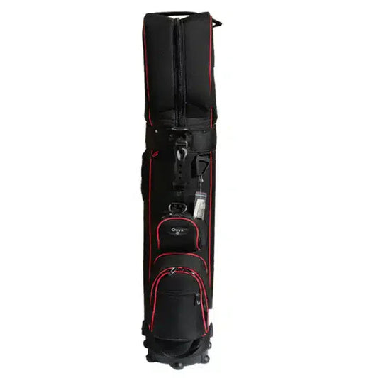 Onyx - Roller Golf Travel Bag – Black/Red