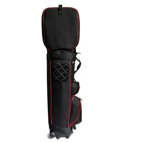Snake Eyes - Roller Golf Travel Bag – Black/Red