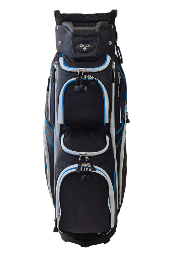 ONYX - CUSTOM GOLF BAG - BLACK/SKY