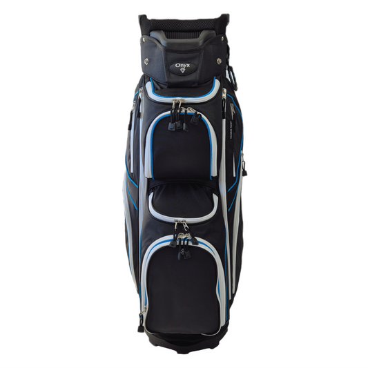 ONYX - CUSTOM GOLF BAG - BLACK/SKY