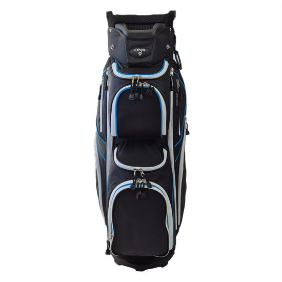 ONYX - CUSTOM GOLF BAG - BLACK/SKY