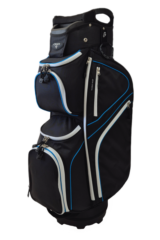 ONYX - CUSTOM GOLF BAG - BLACK/SKY