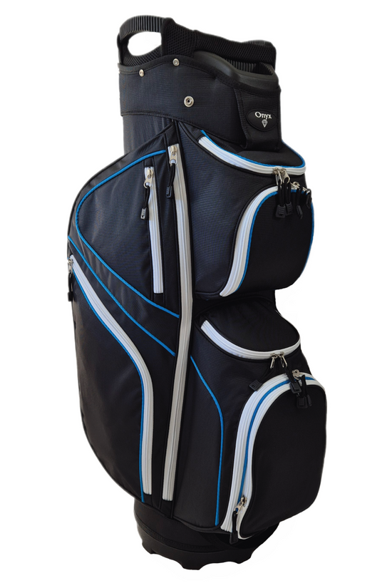 ONYX - CUSTOM GOLF BAG - BLACK/SKY