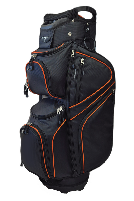 ONYX - CUSTOM GOLF BAG - BLACK/ORANGE
