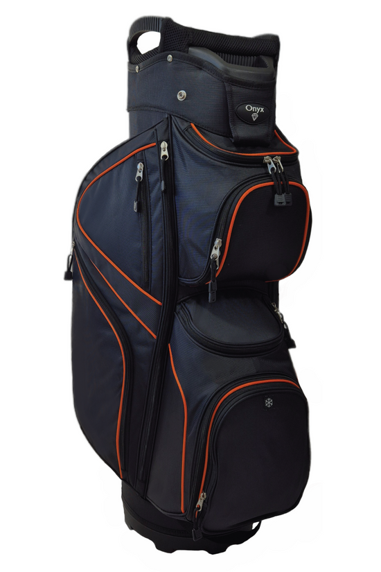 ONYX - CUSTOM GOLF BAG - BLACK/ORANGE