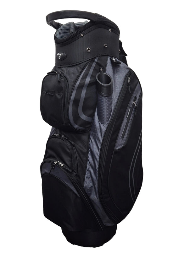 ONYX - SPYDER GOLF BAG - BLACK/DARK CHARCOAL