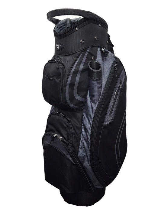 ONYX - SPYDER GOLF BAG - BLACK/DARK CHARCOAL