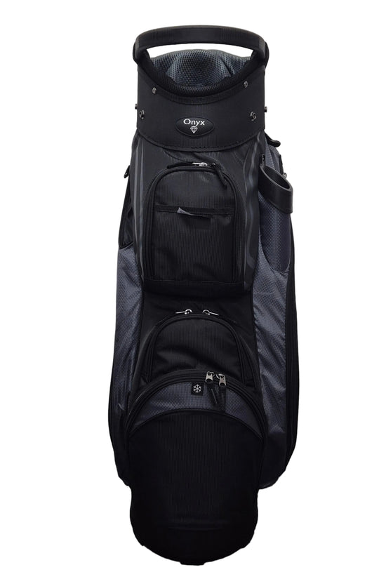 ONYX - SPYDER GOLF BAG - BLACK/DARK CHARCOAL