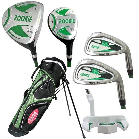 ROOKIE - KIDS SET- RIGHT HAND - 6 PCE GREEN - Hybrid option