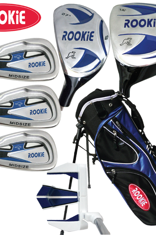 ROOKIE - KIDS SET- LEFT HAND - 7 PCE BLUE