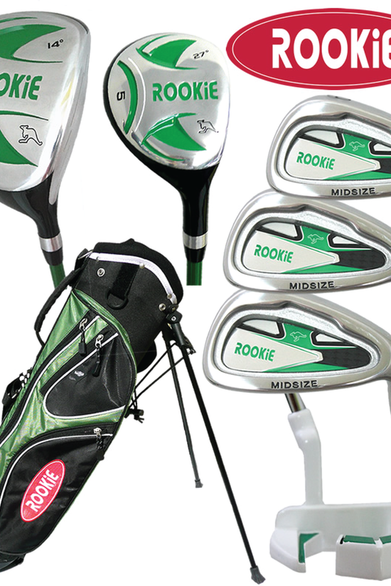 ROOKIE - KIDS SET- RIGHT HAND - 7 PCE GREEN