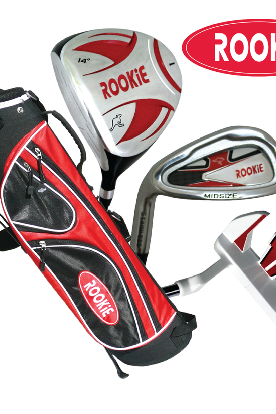 ROOKIE - KIDS SET- LEFT HAND - 4 PCE RED