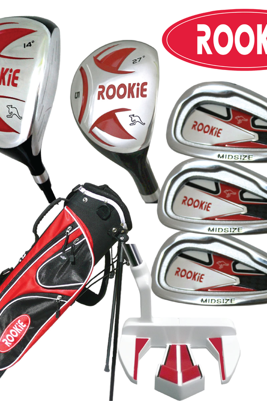 ROOKIE - KIDS SET- RIGHT HAND - 7 PCE RED