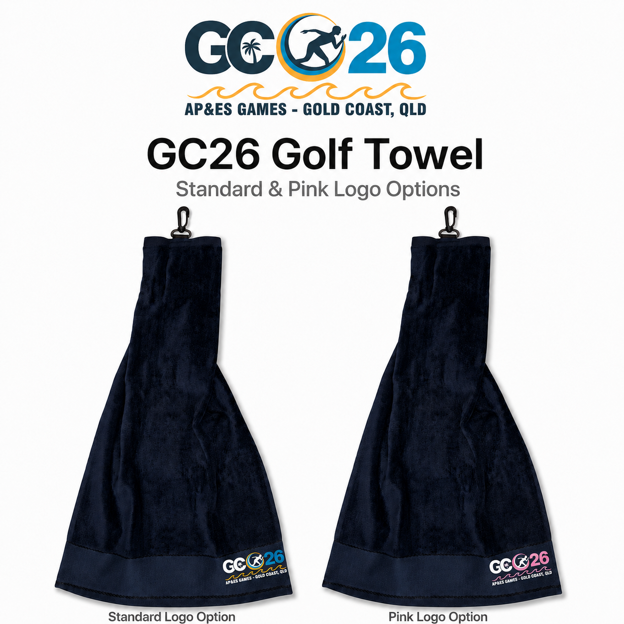 GC26 AP&ES Games Golf Towel