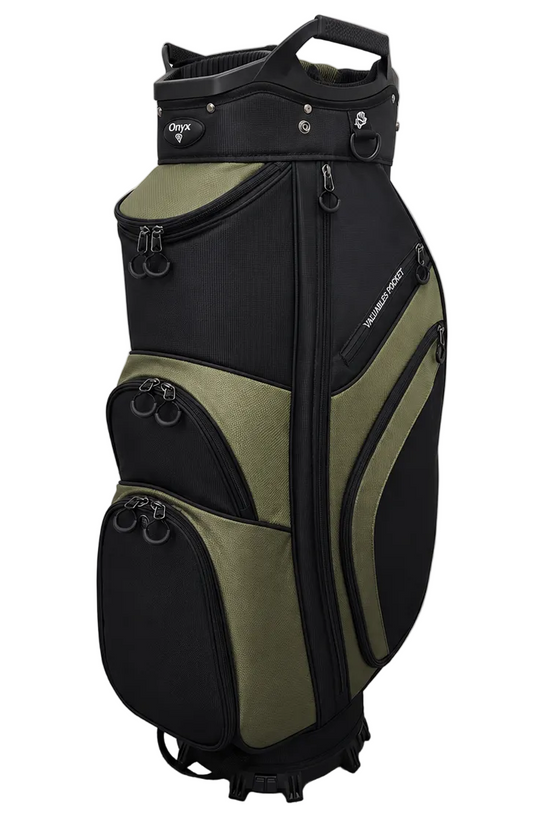 STRYKA PREMIUM GOLF BAG – BLACK / OLIVE