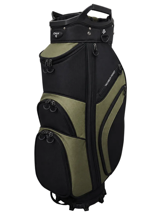 STRYKA PREMIUM GOLF BAG – BLACK / OLIVE