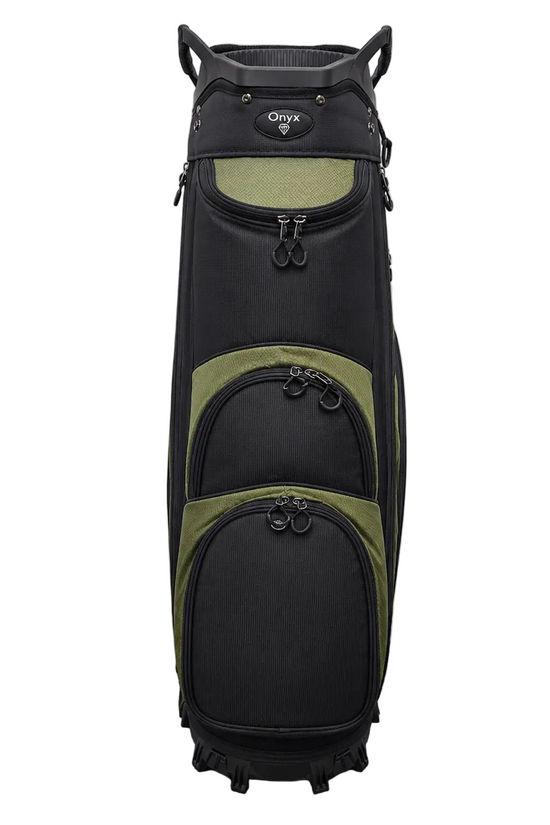 STRYKA PREMIUM GOLF BAG – BLACK / OLIVE