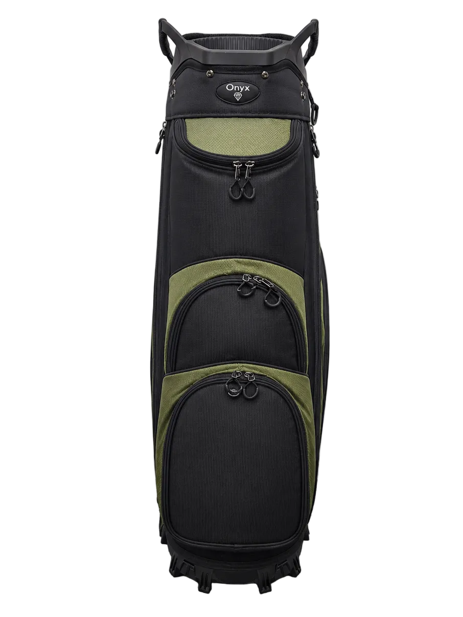 STRYKA PREMIUM GOLF BAG – BLACK / OLIVE
