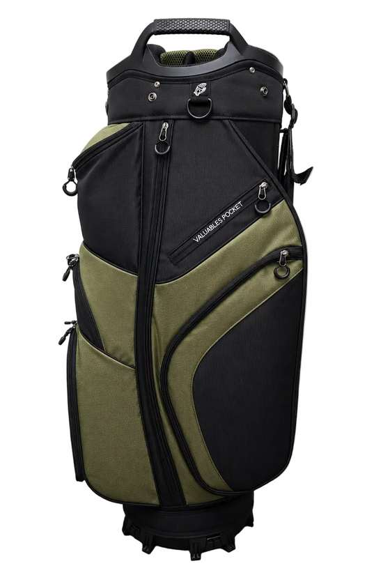 STRYKA PREMIUM GOLF BAG – BLACK / OLIVE
