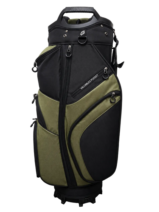STRYKA PREMIUM GOLF BAG – BLACK / OLIVE