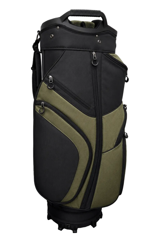 STRYKA PREMIUM GOLF BAG – BLACK / OLIVE