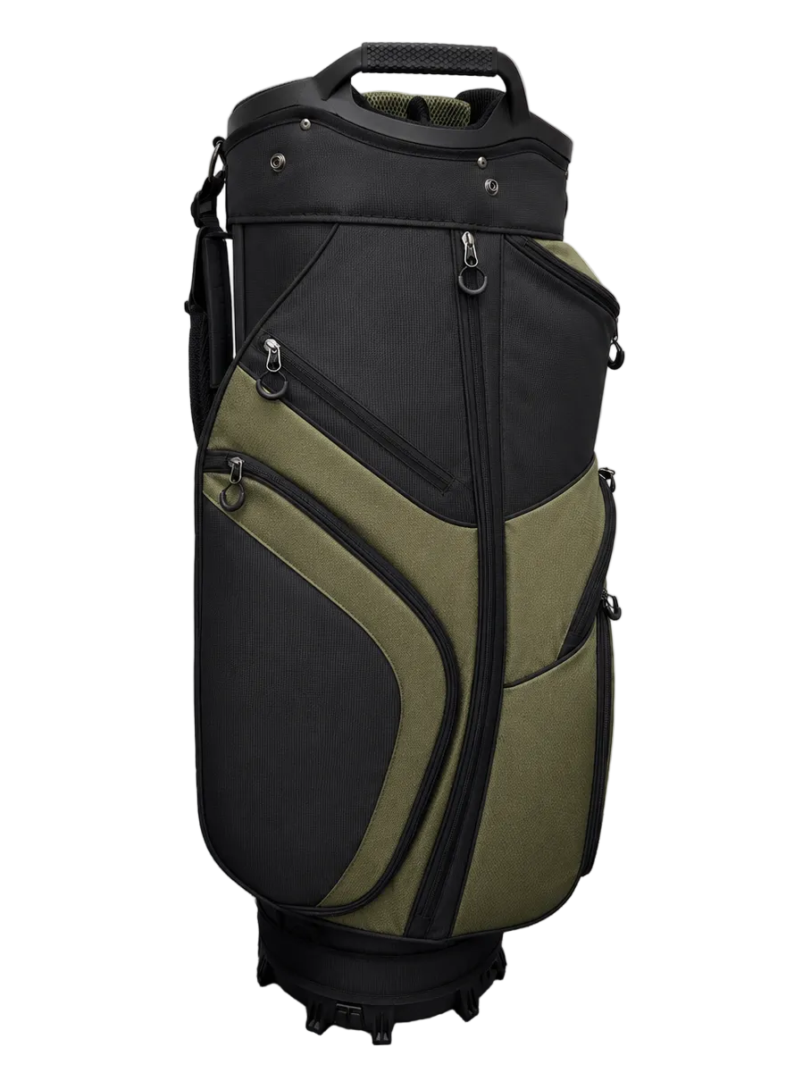 STRYKA PREMIUM GOLF BAG – BLACK / OLIVE