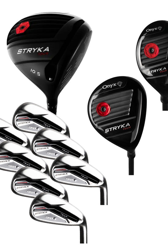 ONYX - STRYKA 10 PCE RH - 10.5 DEGREE ADAPTIVE DRIVER SET - GRAPHITE IRON SHAFTS