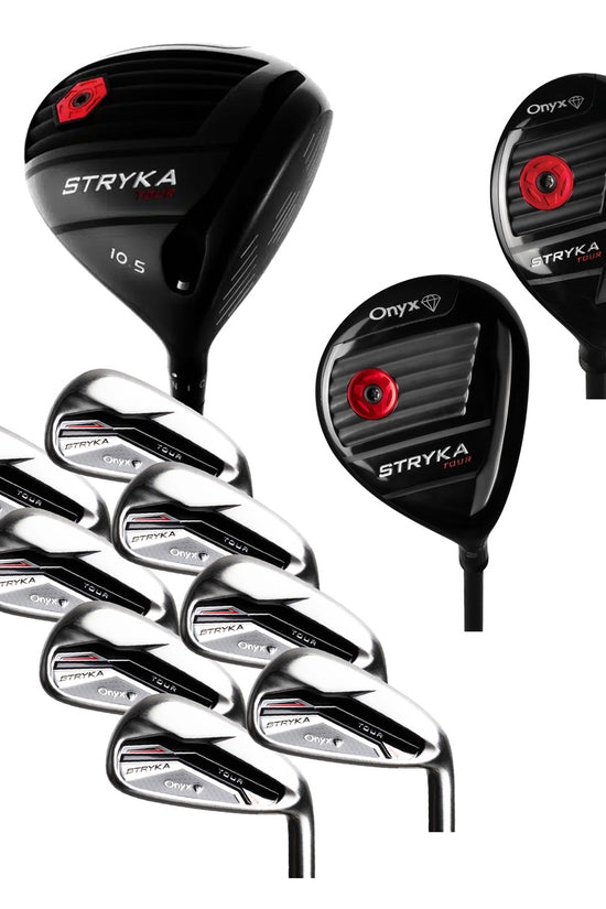 ONYX - STRYKA 11 PCE RH - 10.5 DEGREE ADAPTIVE DRIVER SET - GRAPHITE IRON SHAFTS